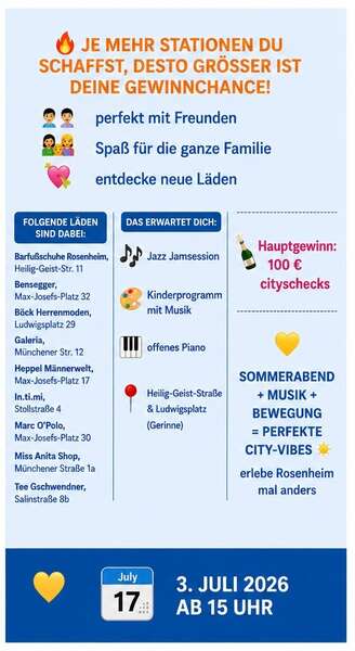 innenstadt freitag flyer gewinnspiel marcopolo rosenheim drei