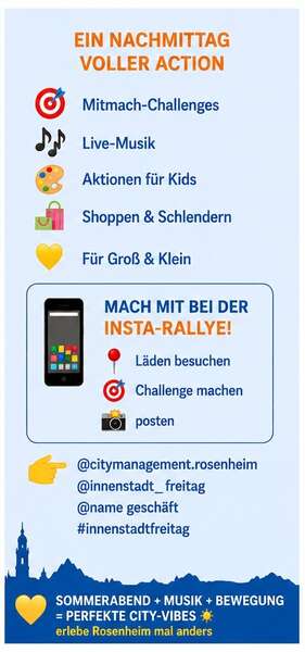 innenstadt freitag flyer gewinnspiel marcopolo rosenheim zwei