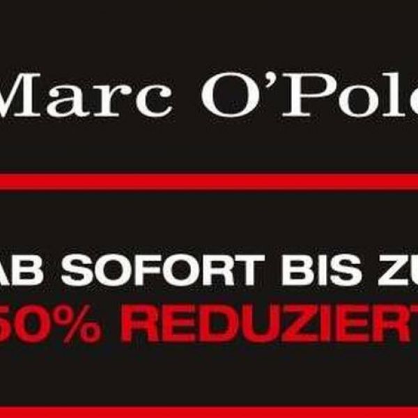 Bis zu 50% auf die Herbst/Winter Kollektion bei Marc O´Polo Landshut